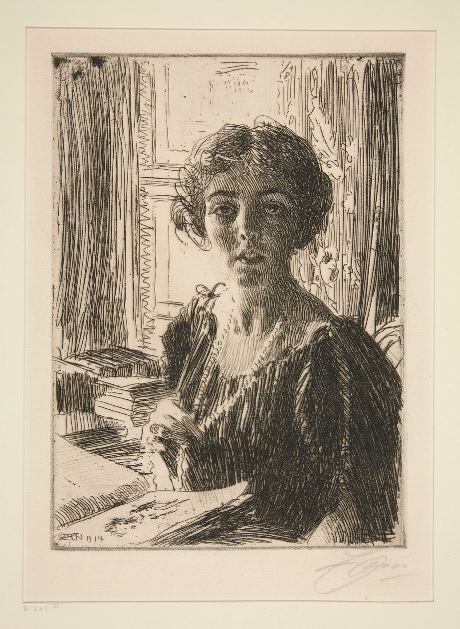 Korunní princezna Margaret Švédská od Anders Leonard Zorn