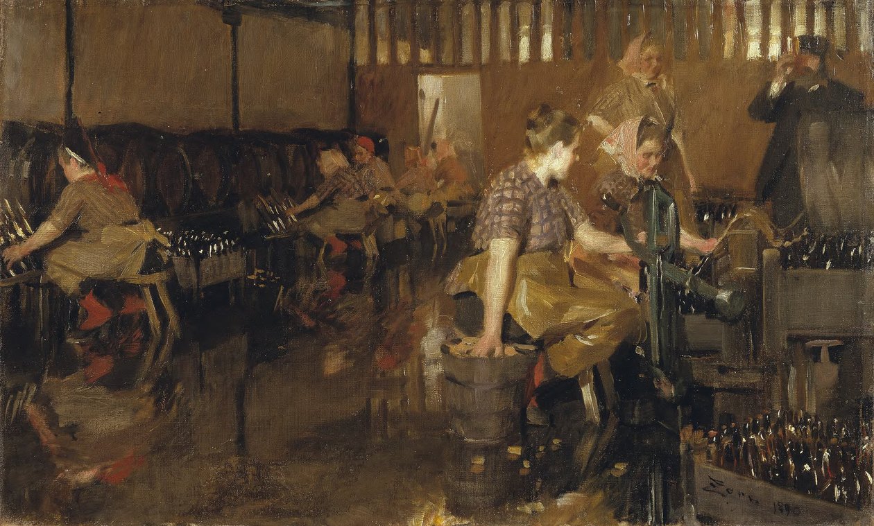 Malý pivovar od Anders Zorn