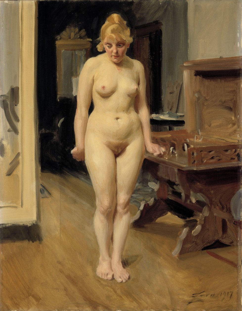 Plachá modelka od Anders Zorn