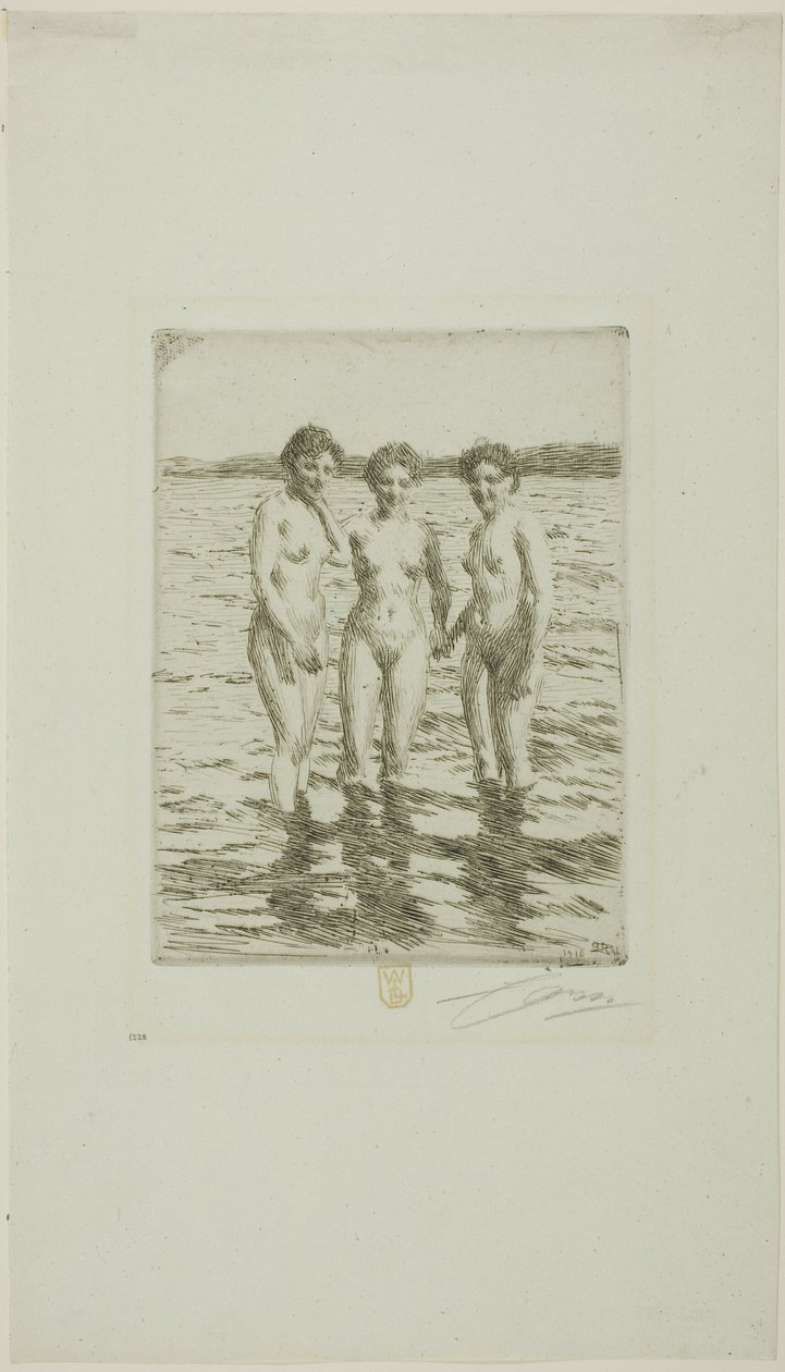 Tři Grácie od Anders Leonard Zorn