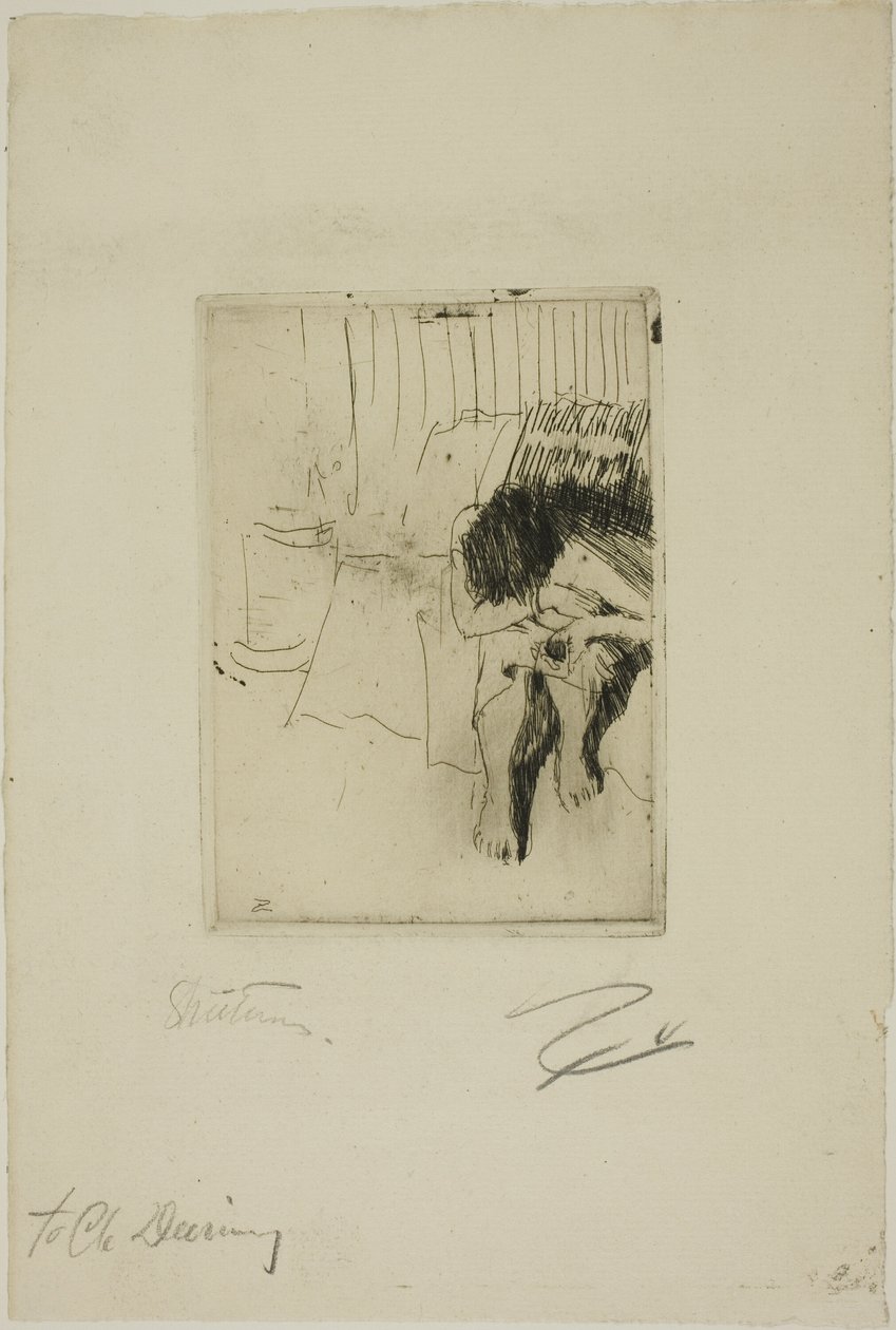Unavený model od Anders Leonard Zorn