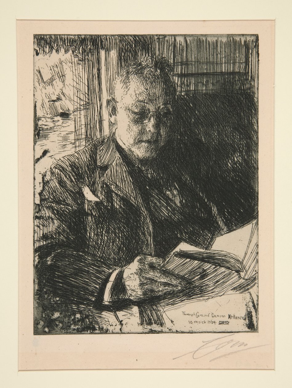 Cestující společník od Anders Leonard Zorn