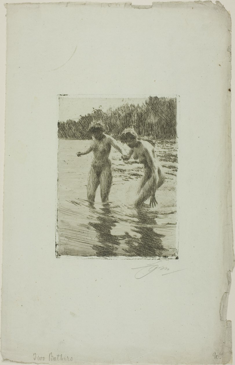 Dva lazebníci od Anders Leonard Zorn
