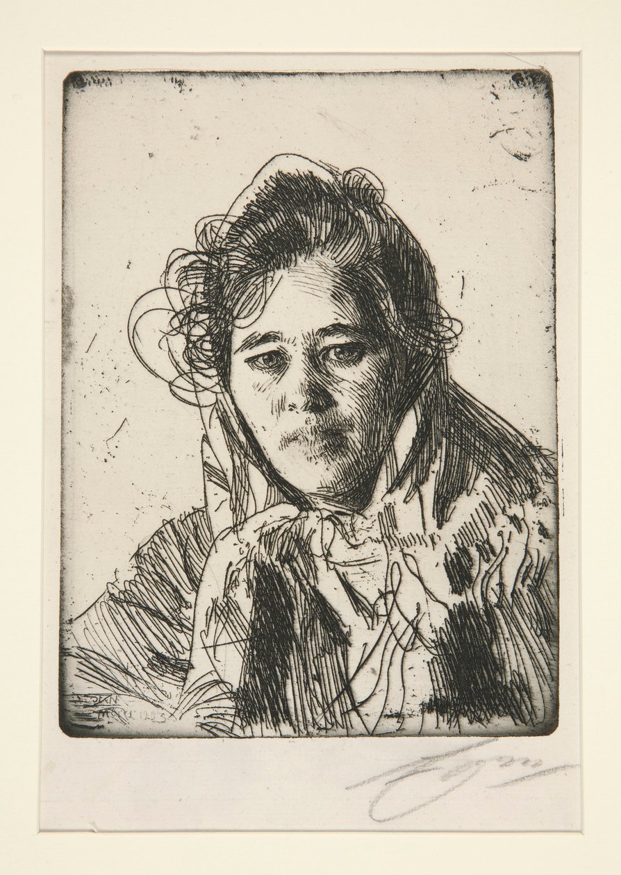 Mladá dívka z Mory (Krakberg od Anders Leonard Zorn