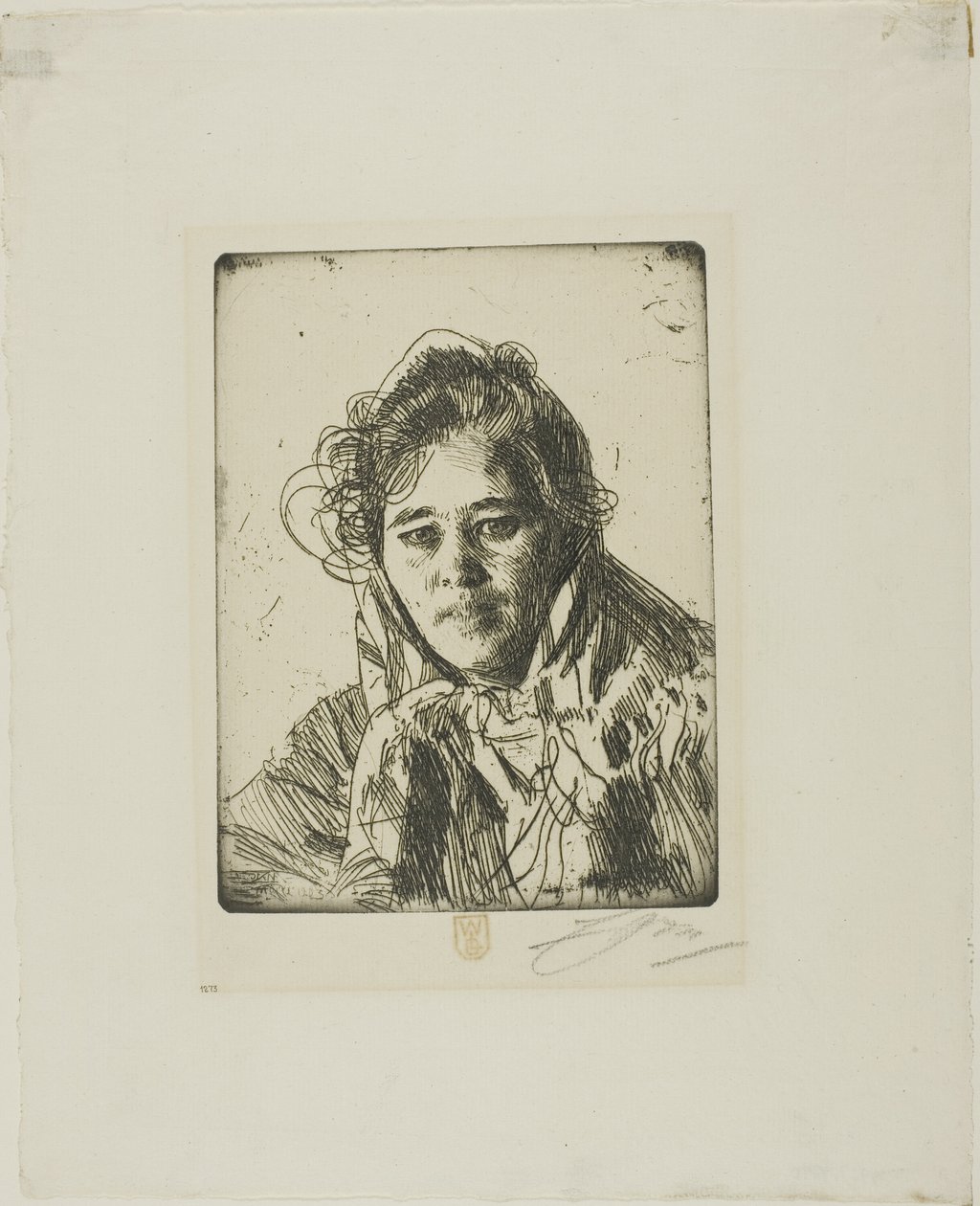 Mladá dívka z Mory (Kråkbergova Anna) od Anders Zorn