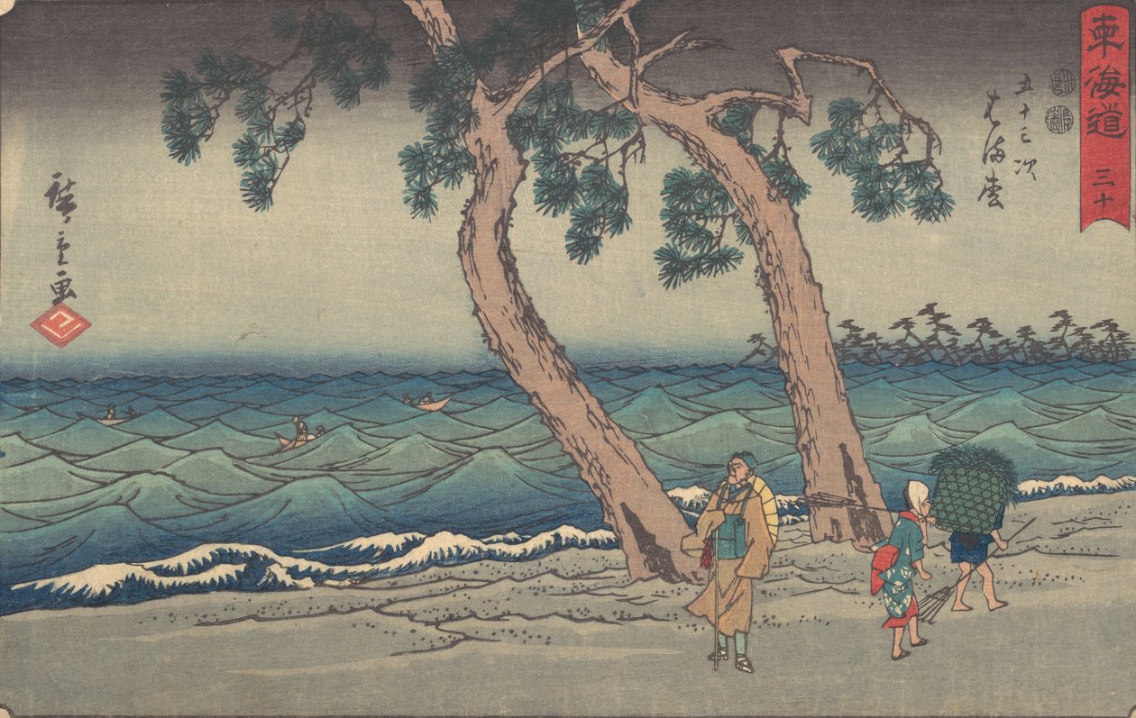 Hamamatsu, 19. století. od Ando Hiroshige