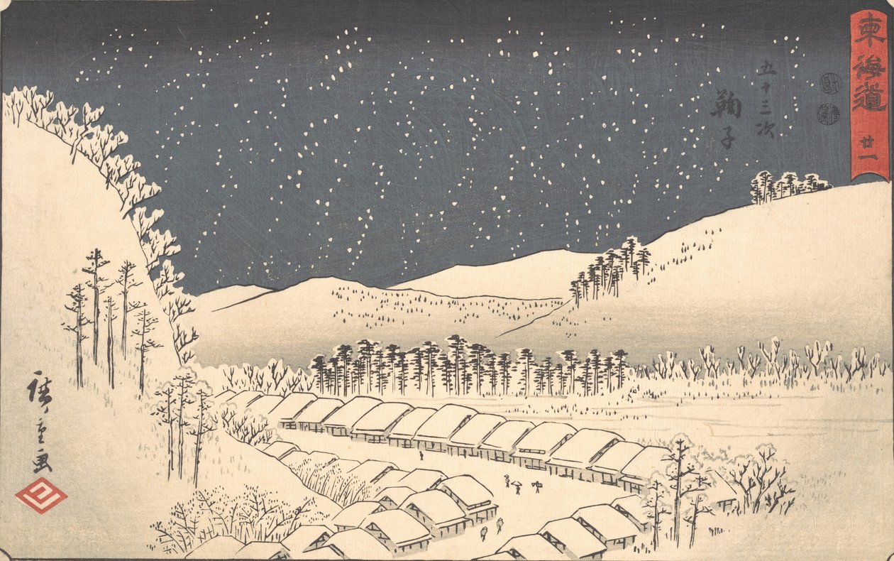 Mariko, ze série Tokaido populárně známé jako Reisho Tokaido, ca. 1840, ca. 1840. od Ando Hiroshige