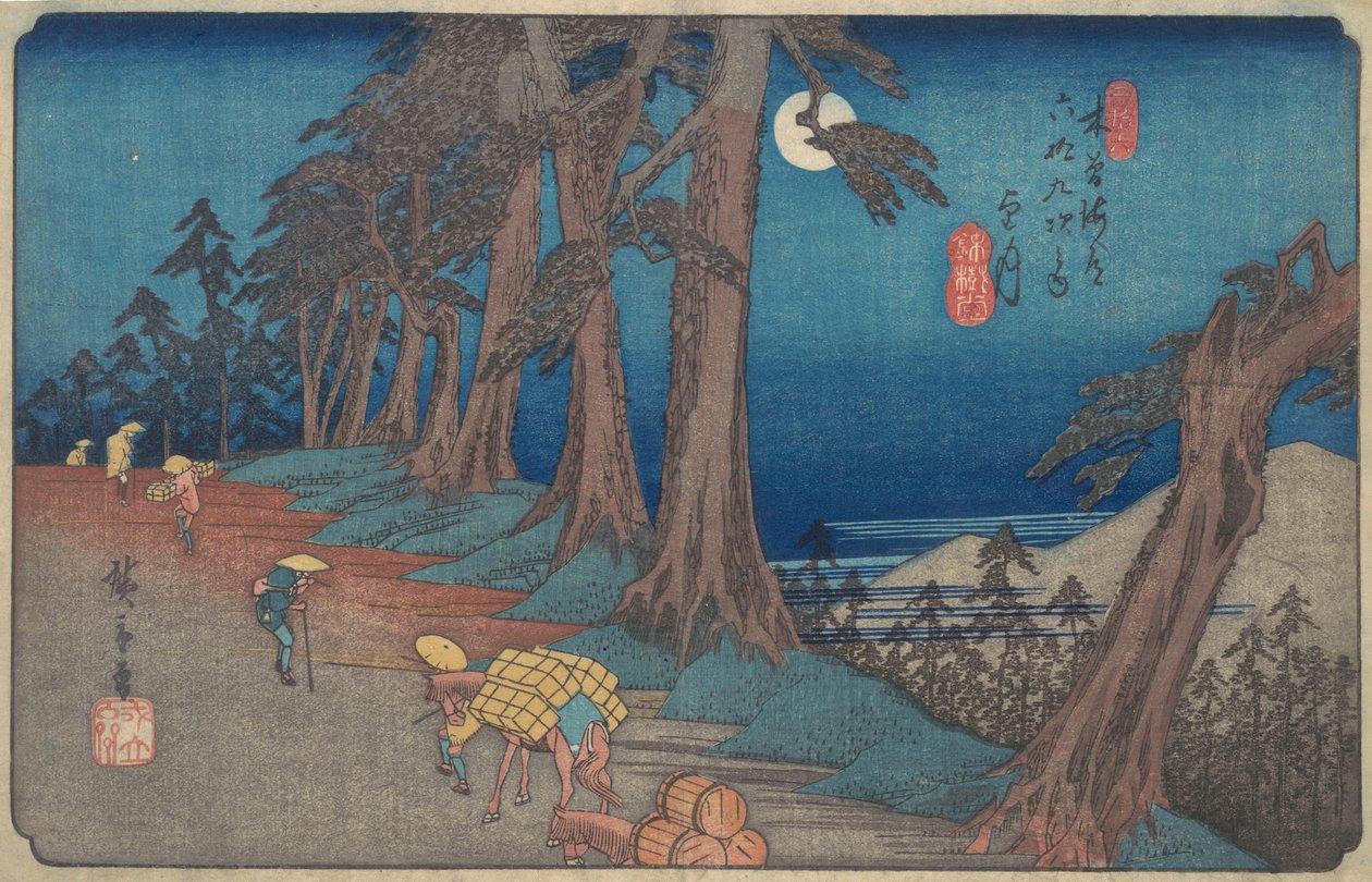 Mochizuki. od Ando Hiroshige