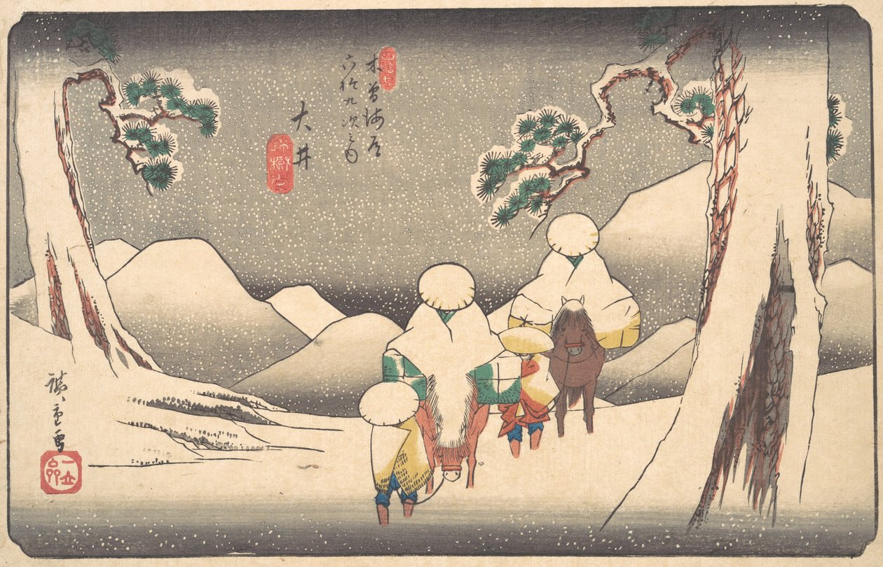 Oi, 19. století. od Ando Hiroshige
