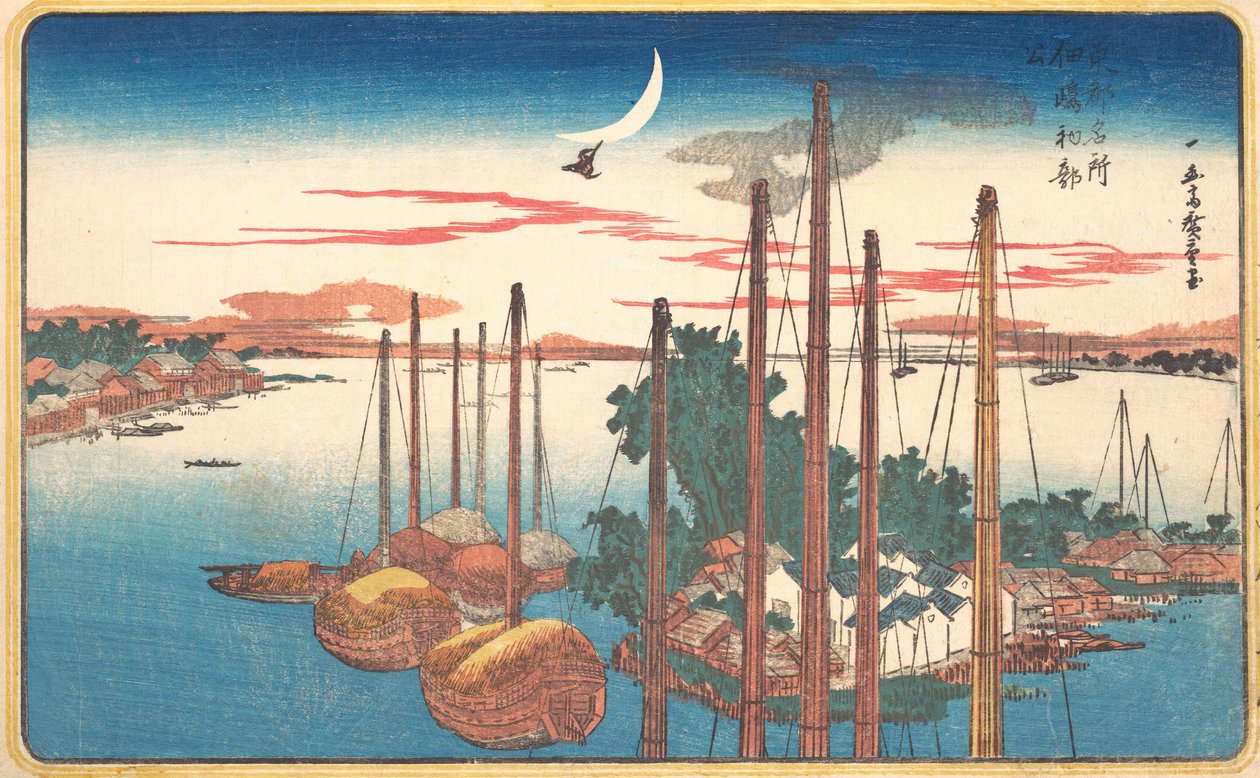 První píseň roku kukačky v Cukudajimě, 1831., 1831. od Ando Hiroshige