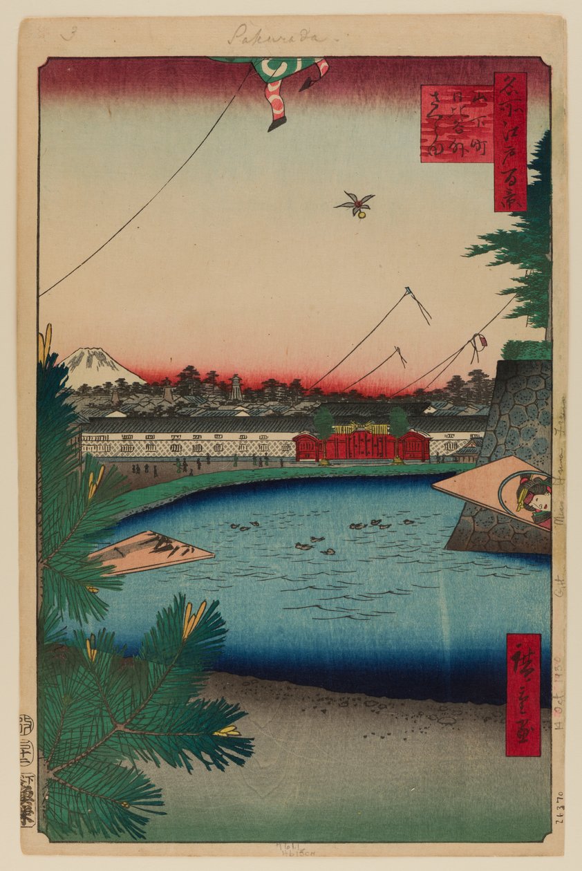 Hibiya a Soto-Sakurada Od Yamashita-Cho od Ando or Utagawa Hiroshige