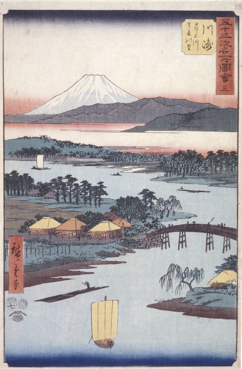 Kawasaki od Ando or Utagawa Hiroshige