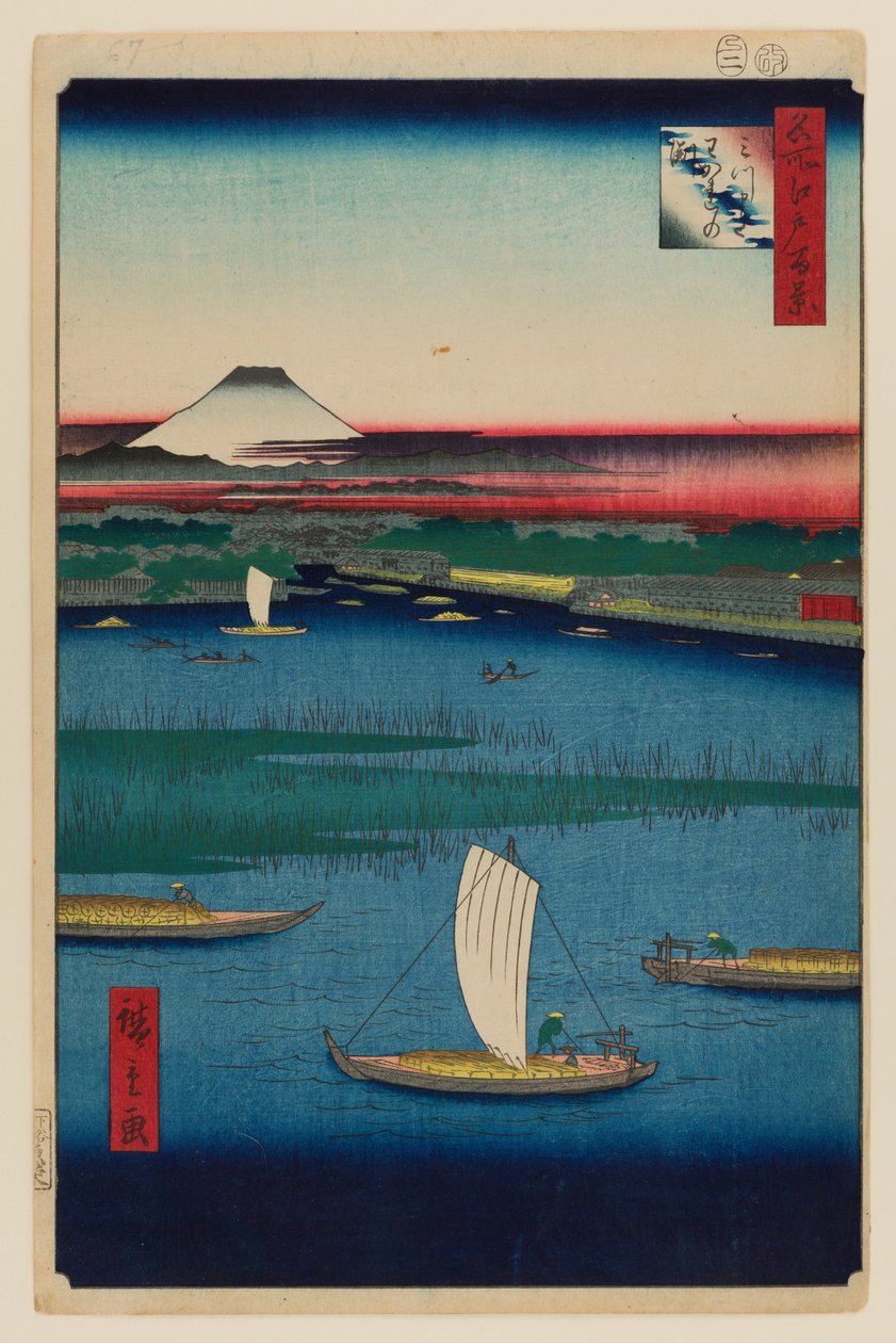 Mitsumata Wakarenofuchi od Ando or Utagawa Hiroshige