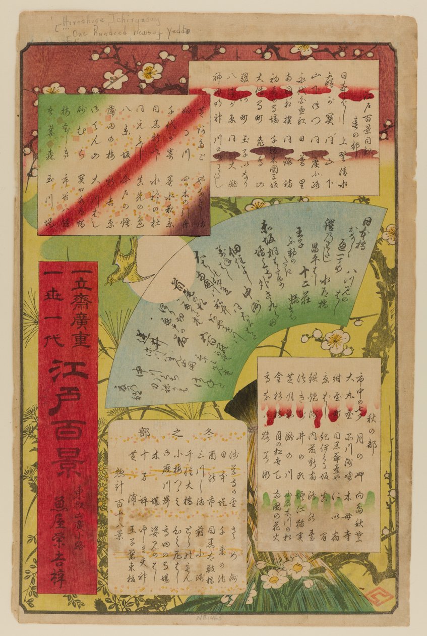 Obsah z knihy Sto slavných pohledů na Edo od Ando or Utagawa Hiroshige