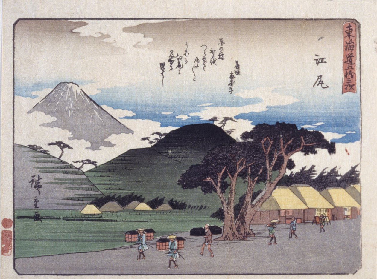 Z látky od Ando or Utagawa Hiroshige