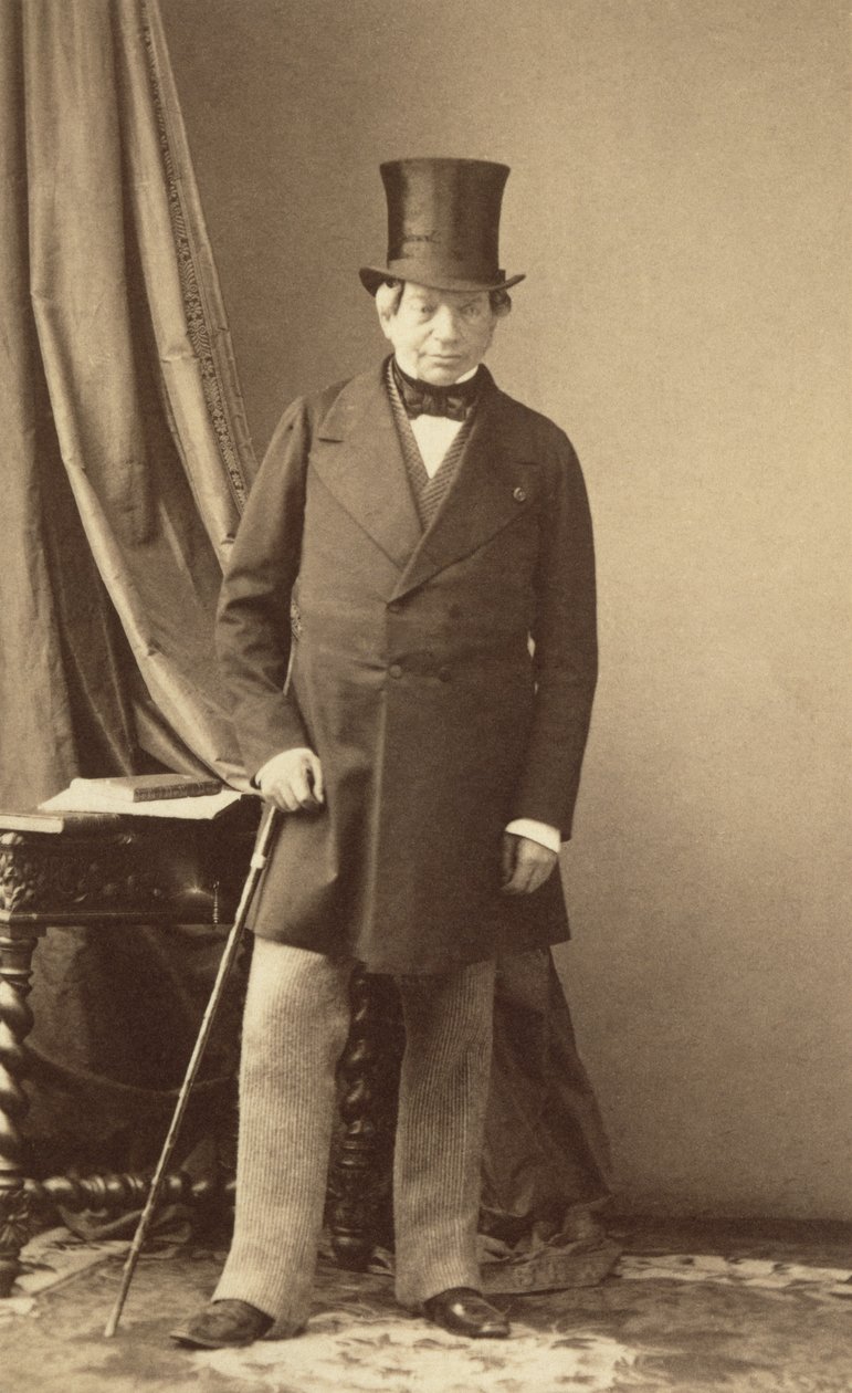 Baron James Rothschild (1792-1868) od Andre Adolphe Eugene Disderi