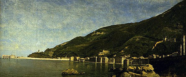 Castellamare, poblíž Neapole (olej na plátně) od André (attr. to) Giroux