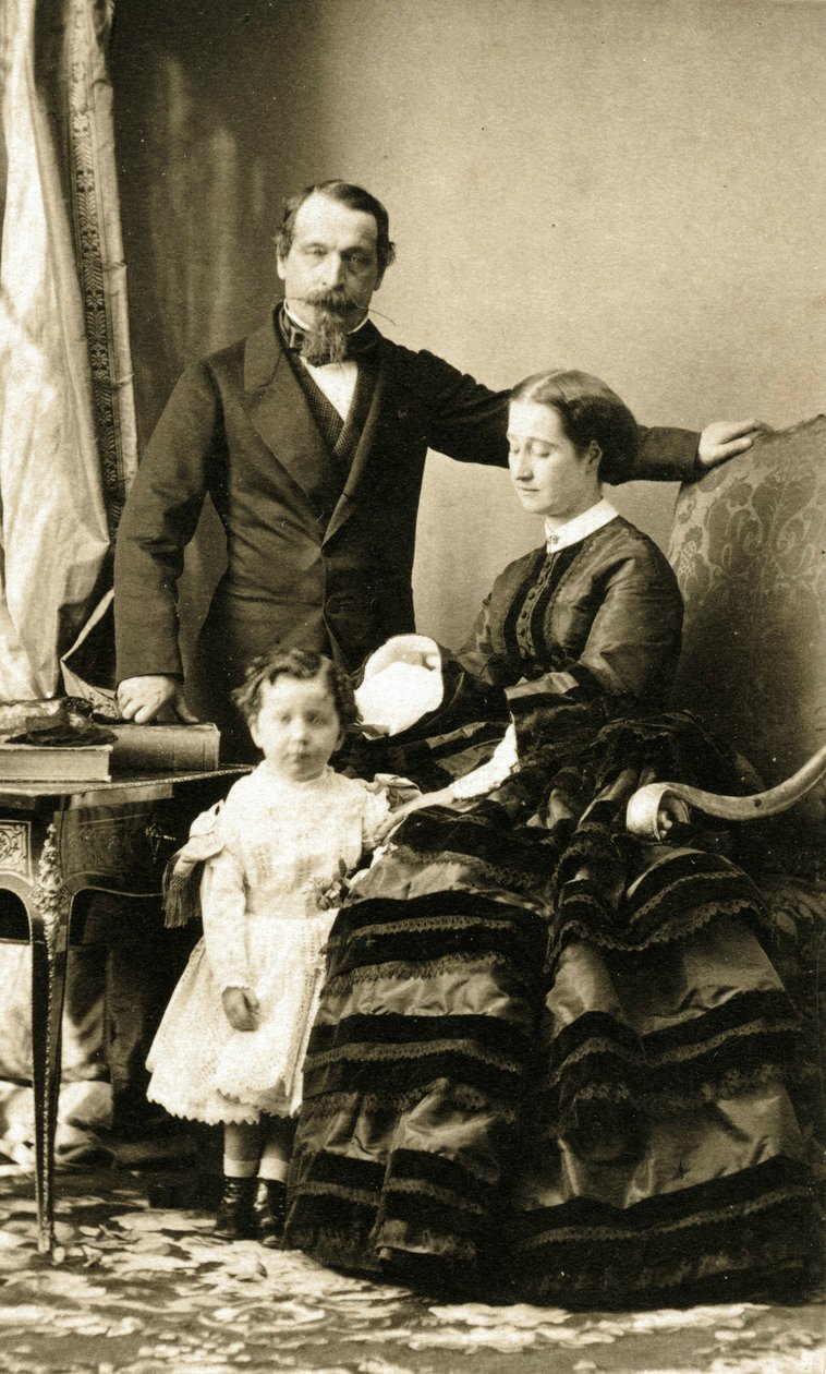 Císař Napoléon III. a jeho rodina od Andre Adolphe Eugene Disderi