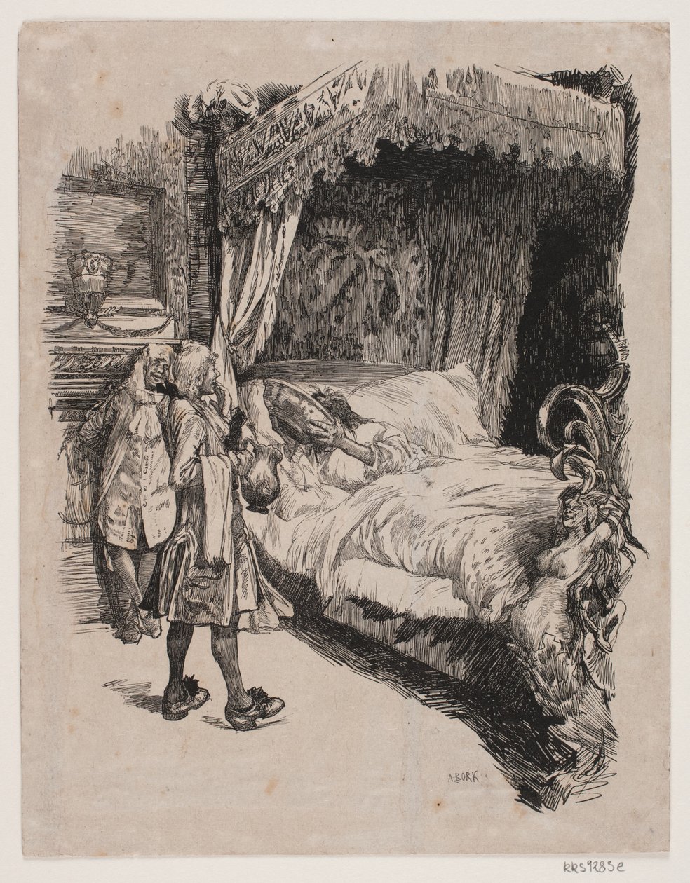 Ilustrace pro "Jeppe na hoře" od André Bork