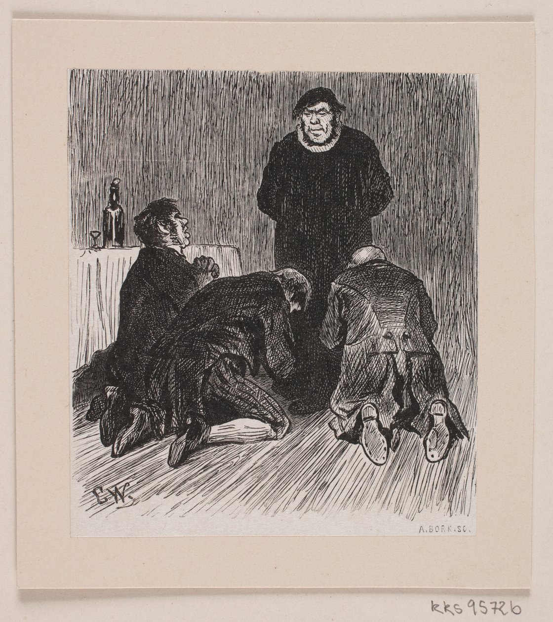 Ilustrace pro "The Coal Burner" od André Bork