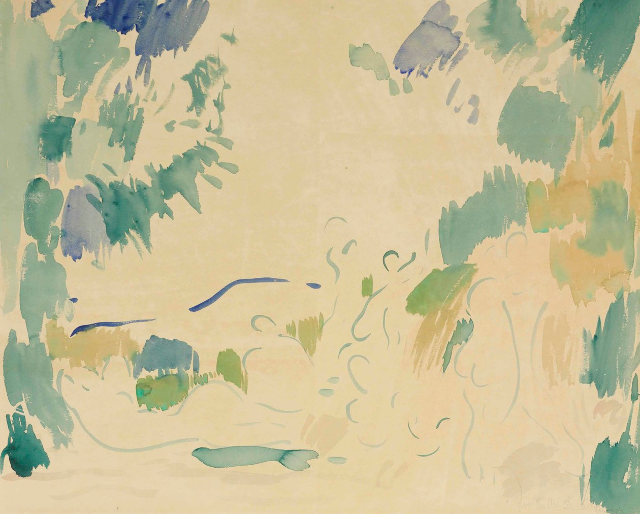Koupající se od Andre Derain