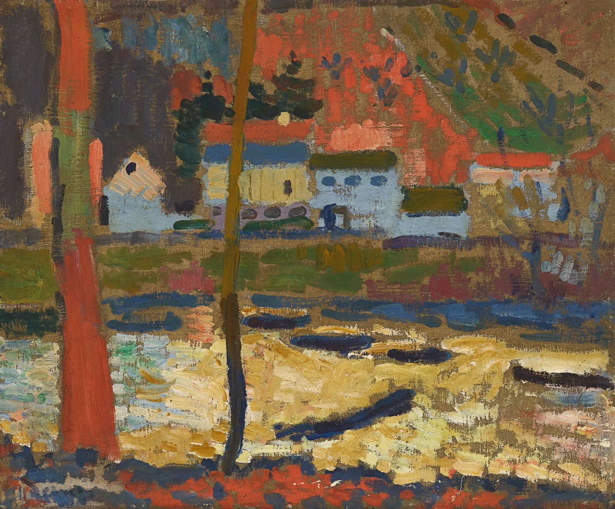 Podél Seiny v Chatou od Andre Derain