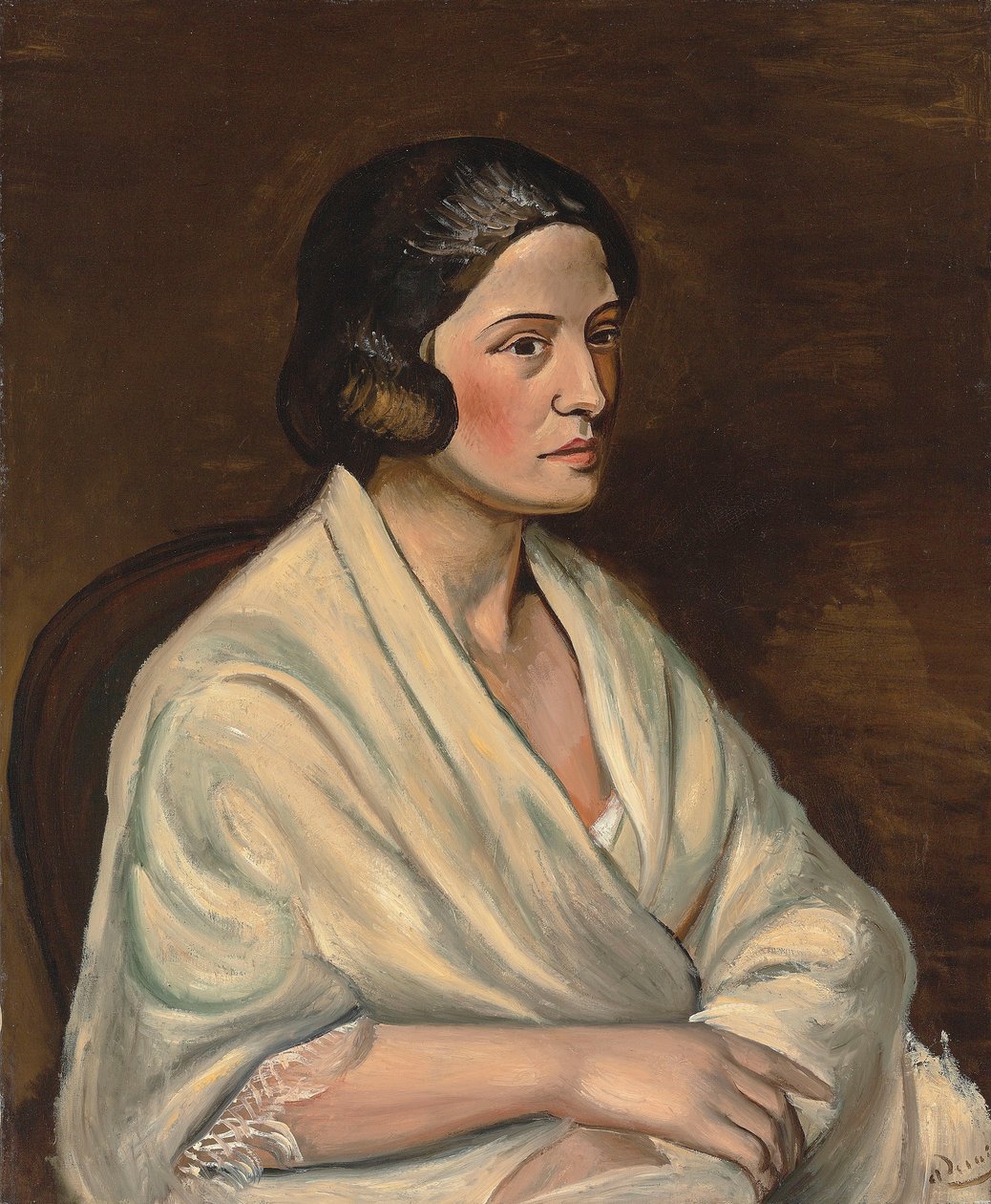 Busta ženy v šátku od Andre Derain