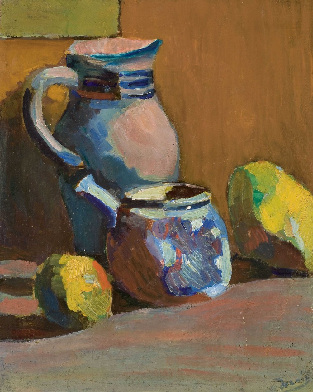 Zátiší s modrým květináčem od Andre Derain