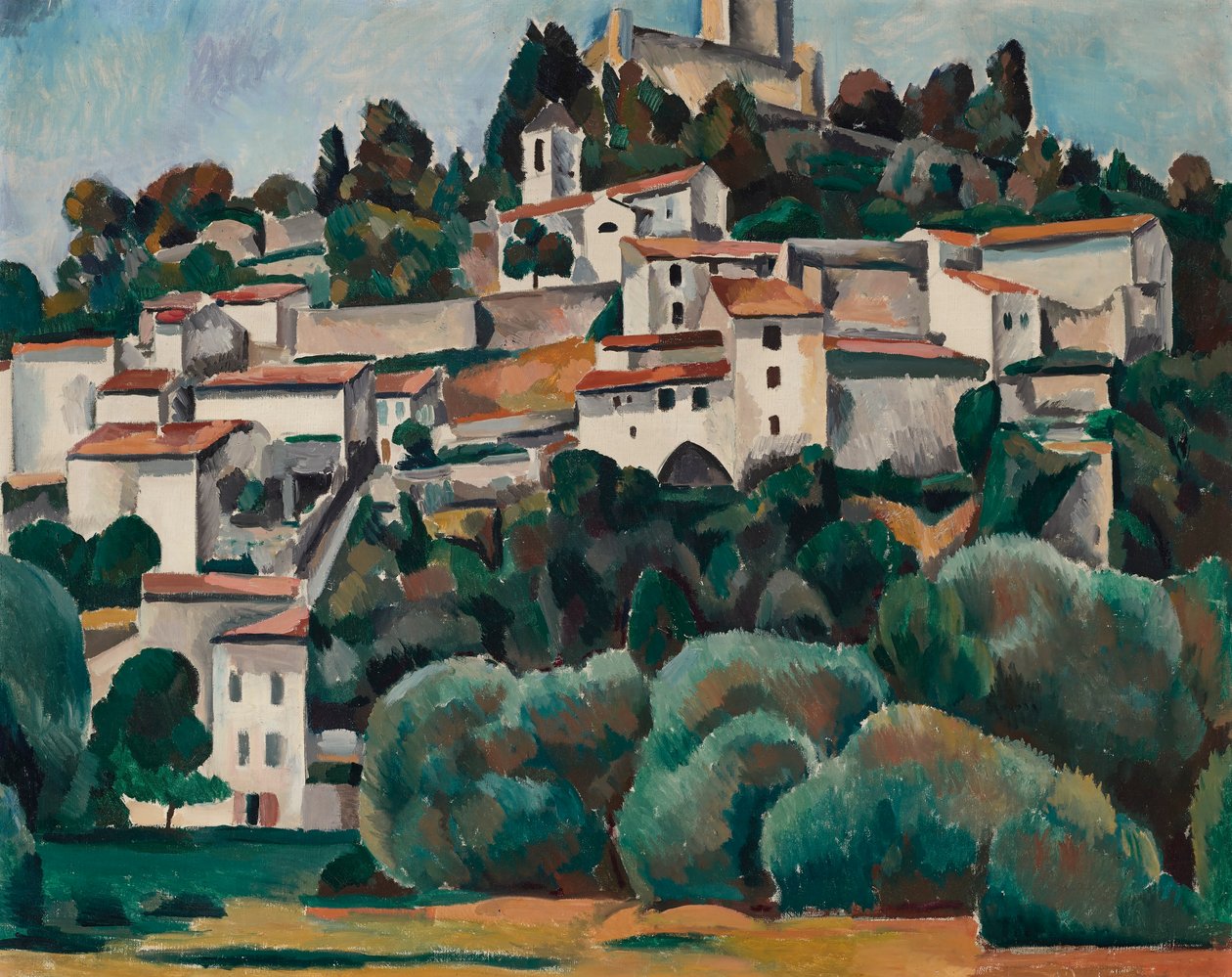 Pohled na Cagnes od Andre Derain