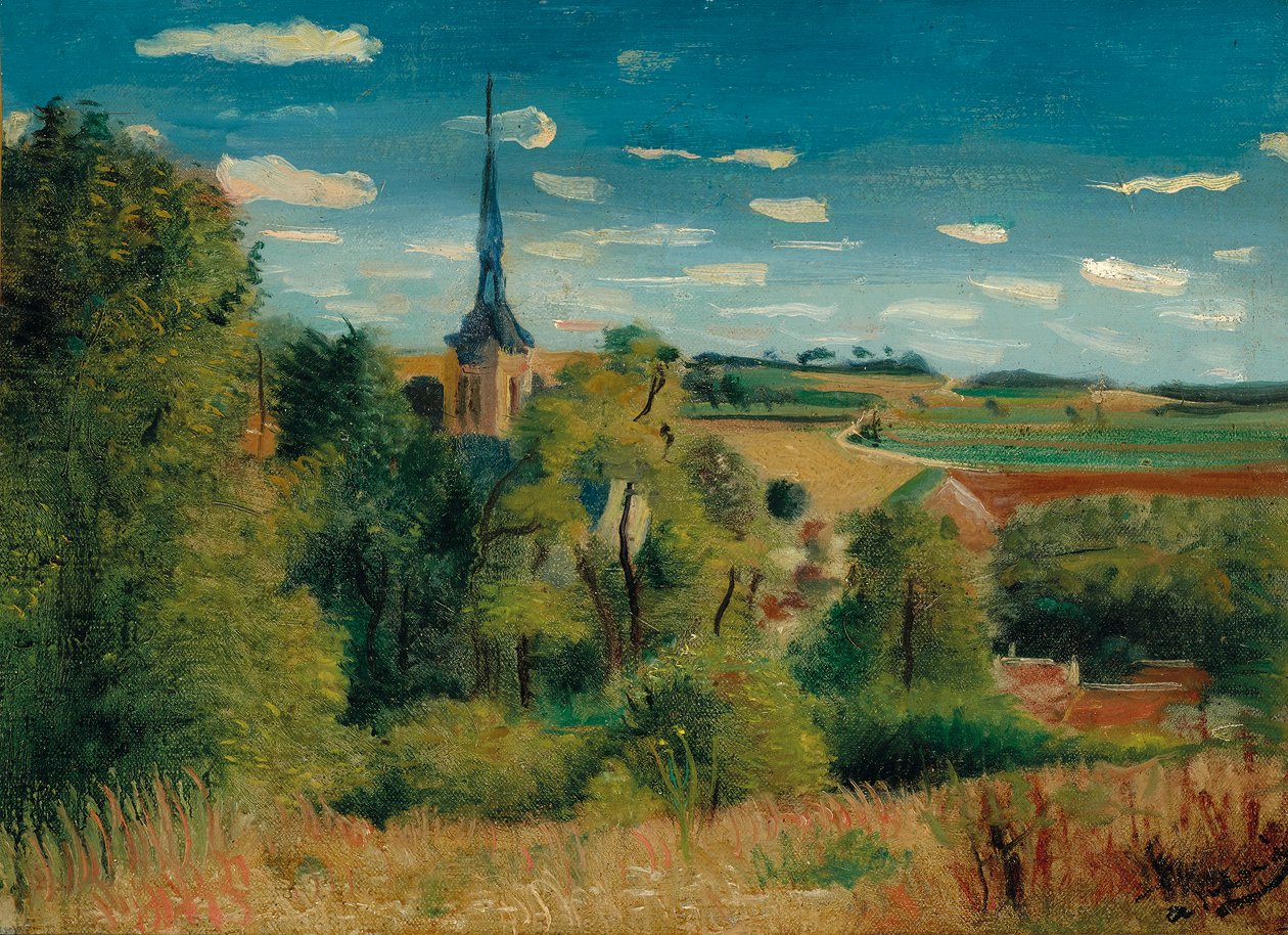 Pohled na Donnemarie-en-Montois od Andre Derain