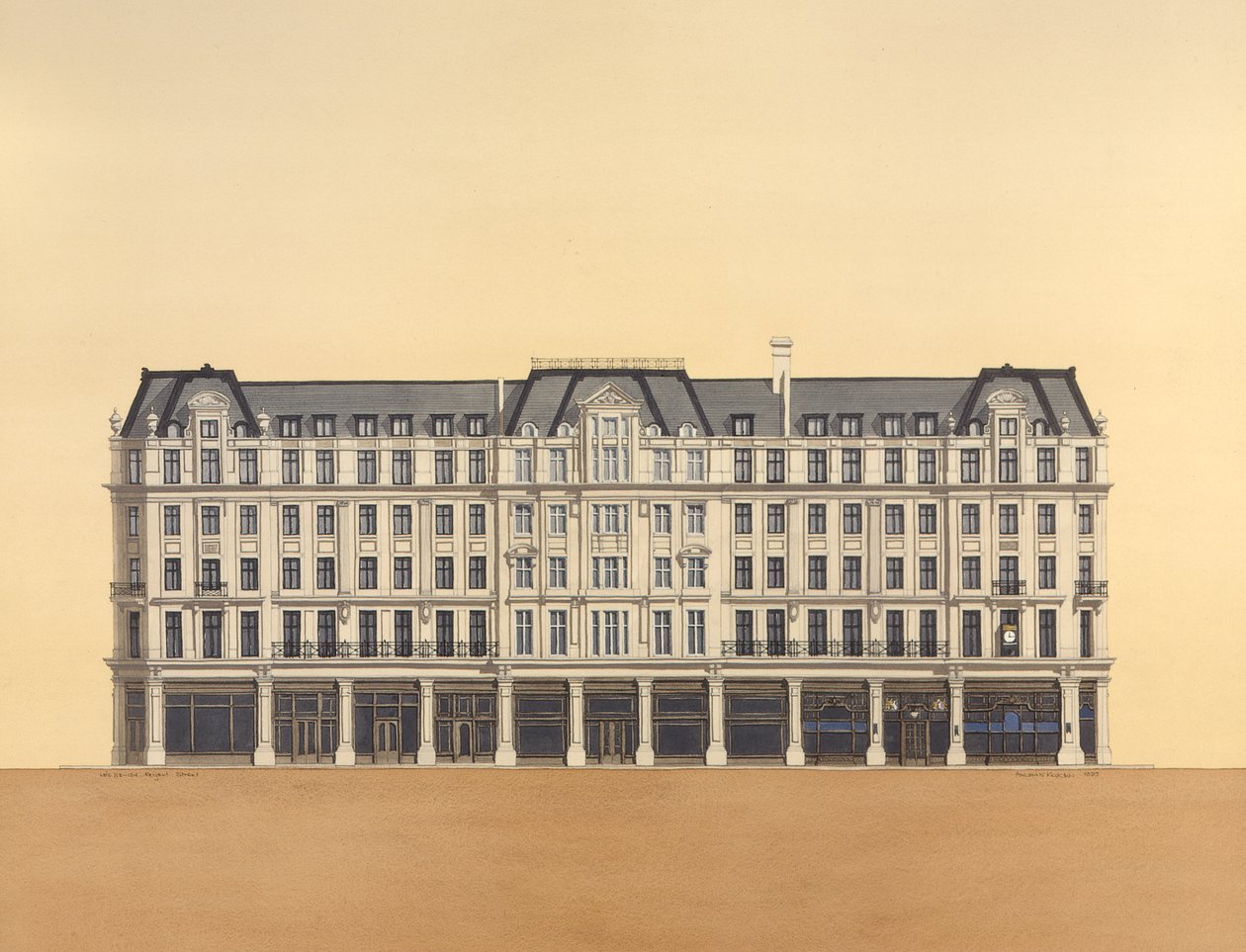 118-124 Regent Street, Londýn od Andras Kaldor
