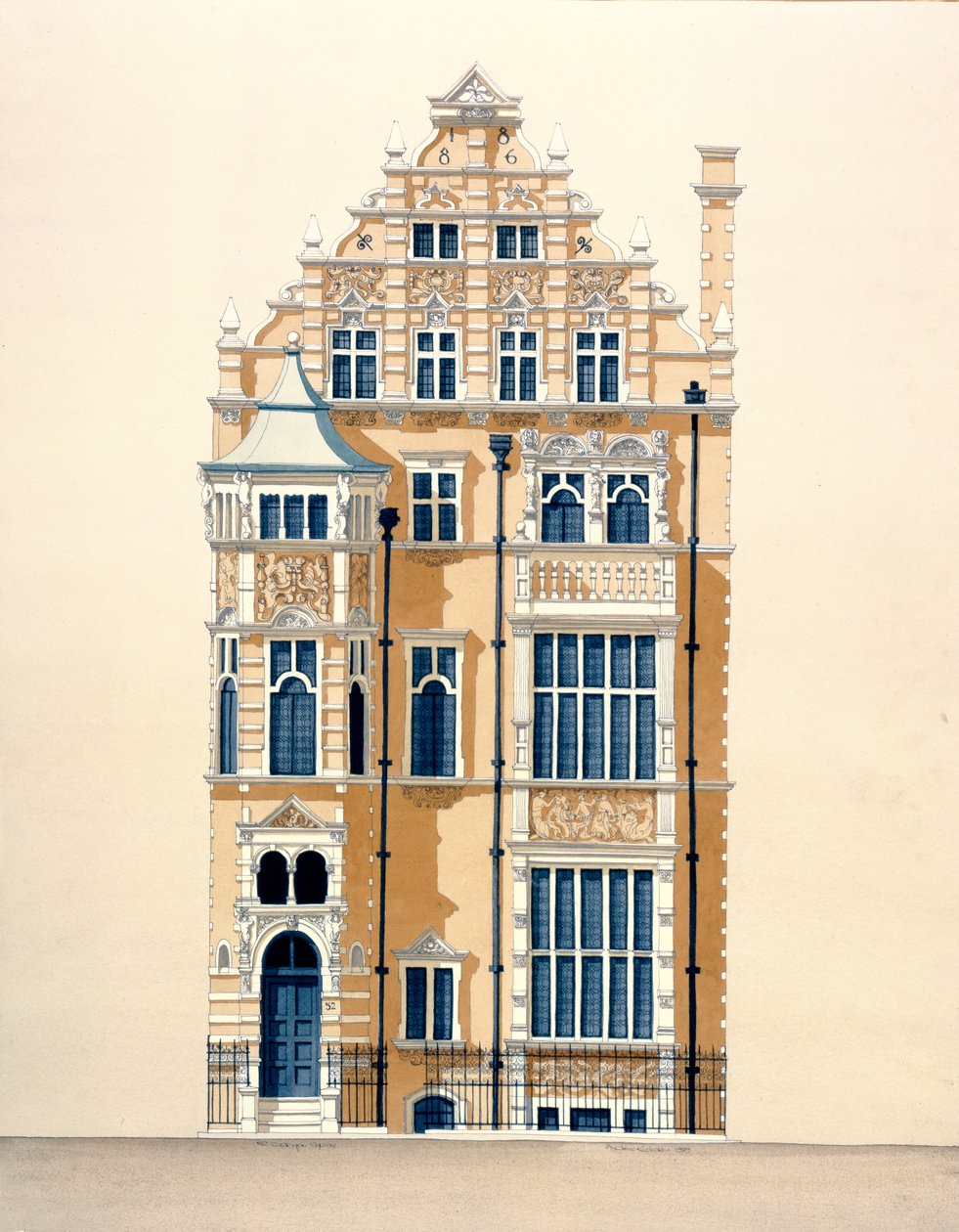 52 Cadogan Square, Knightsbridge, Londýn od Andras Kaldor