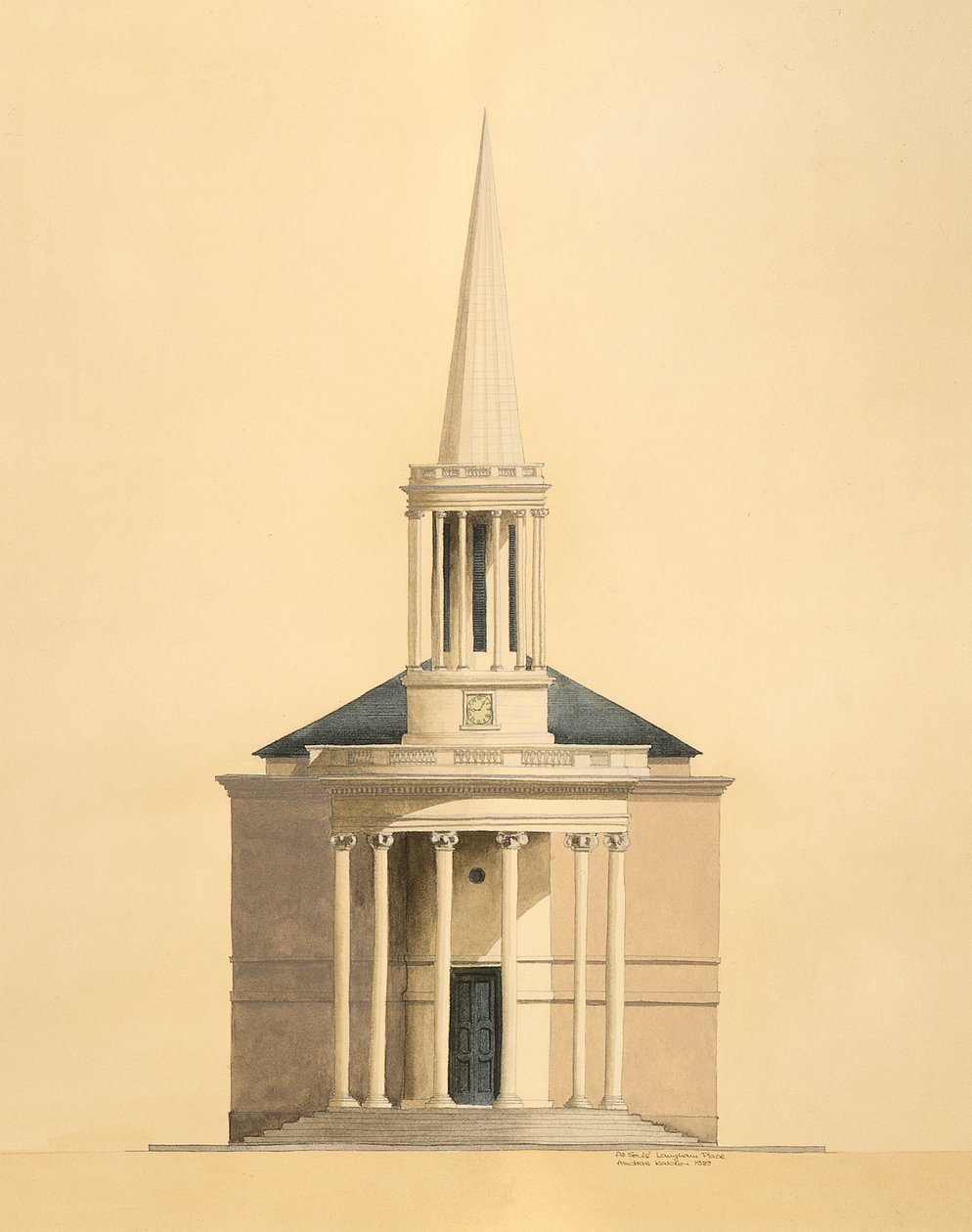 All Souls, Langham Place, Londýn od Andras Kaldor