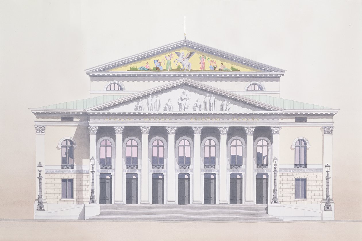 Bavorská státní opera, Mnichov, Německo od Andras Kaldor