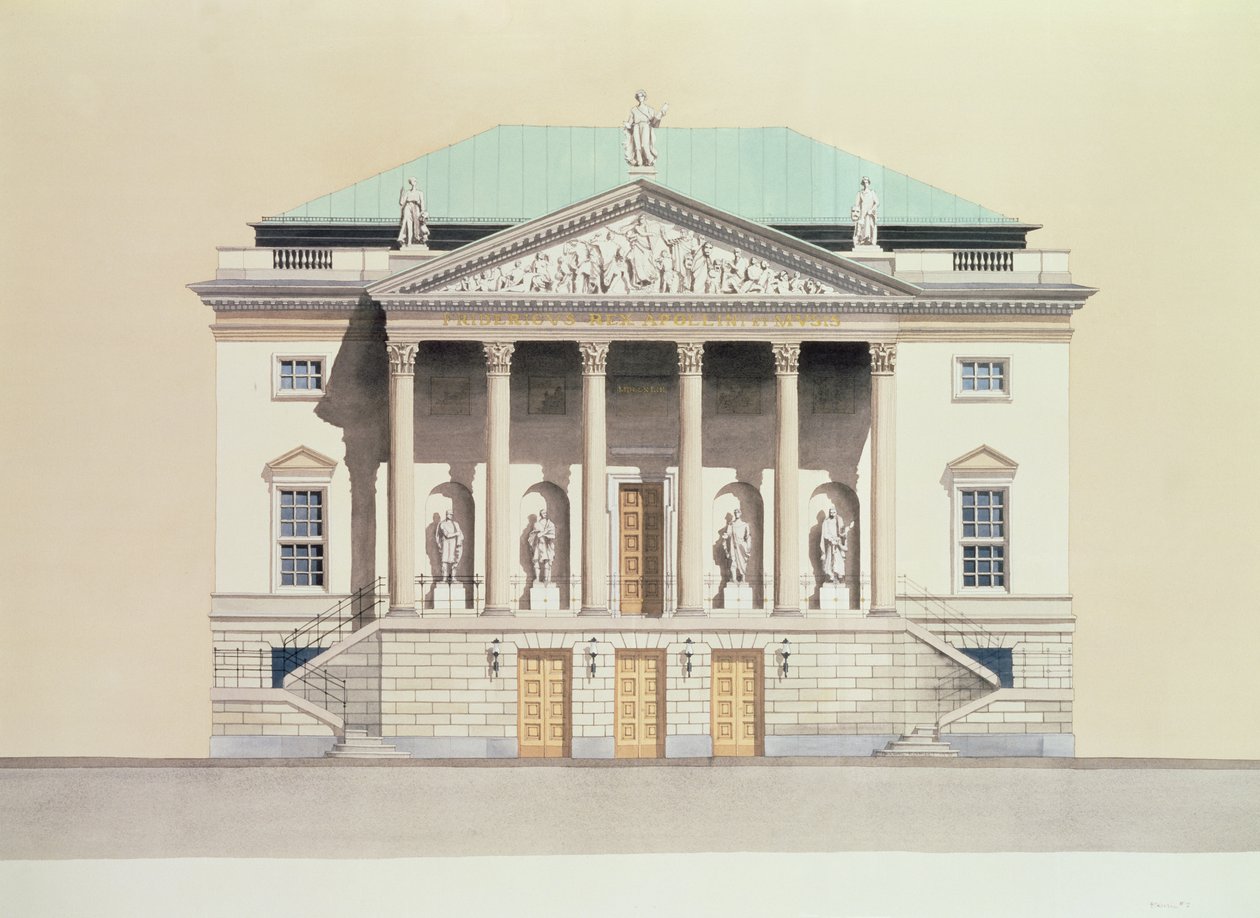 Deutsche Staatsoper, Berlín, Německo Fasáda z 18. století od Andras Kaldor