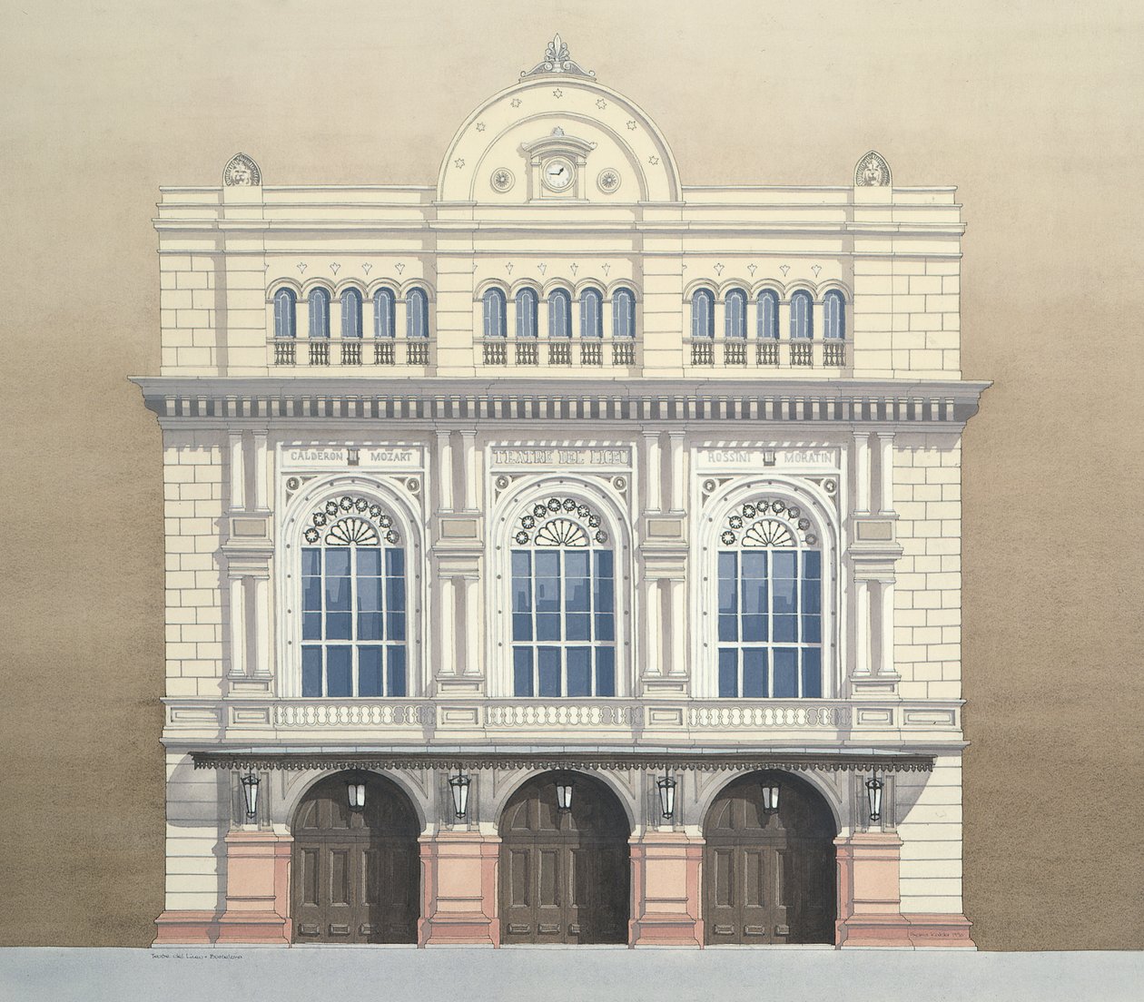 Gran Teatre del Liceu, Barcelona od Andras Kaldor