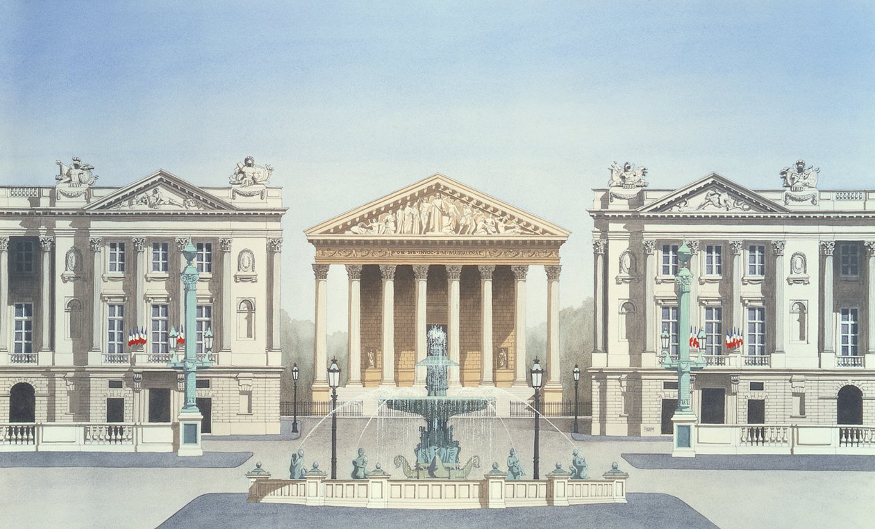Place de la Concorde, Paříž od Andras Kaldor