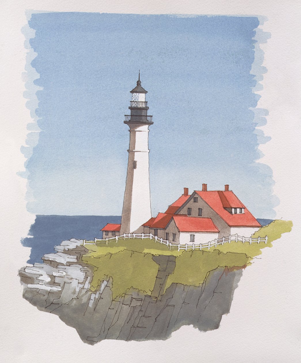 Maják Portland Head, Maine, USA od Andras Kaldor