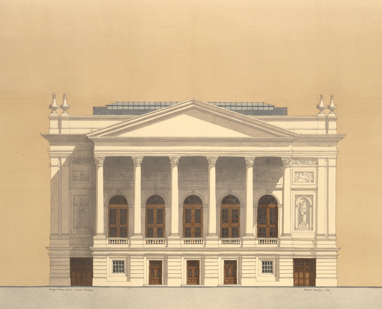 Královská opera, Covent Garden, Londýn od Andras Kaldor