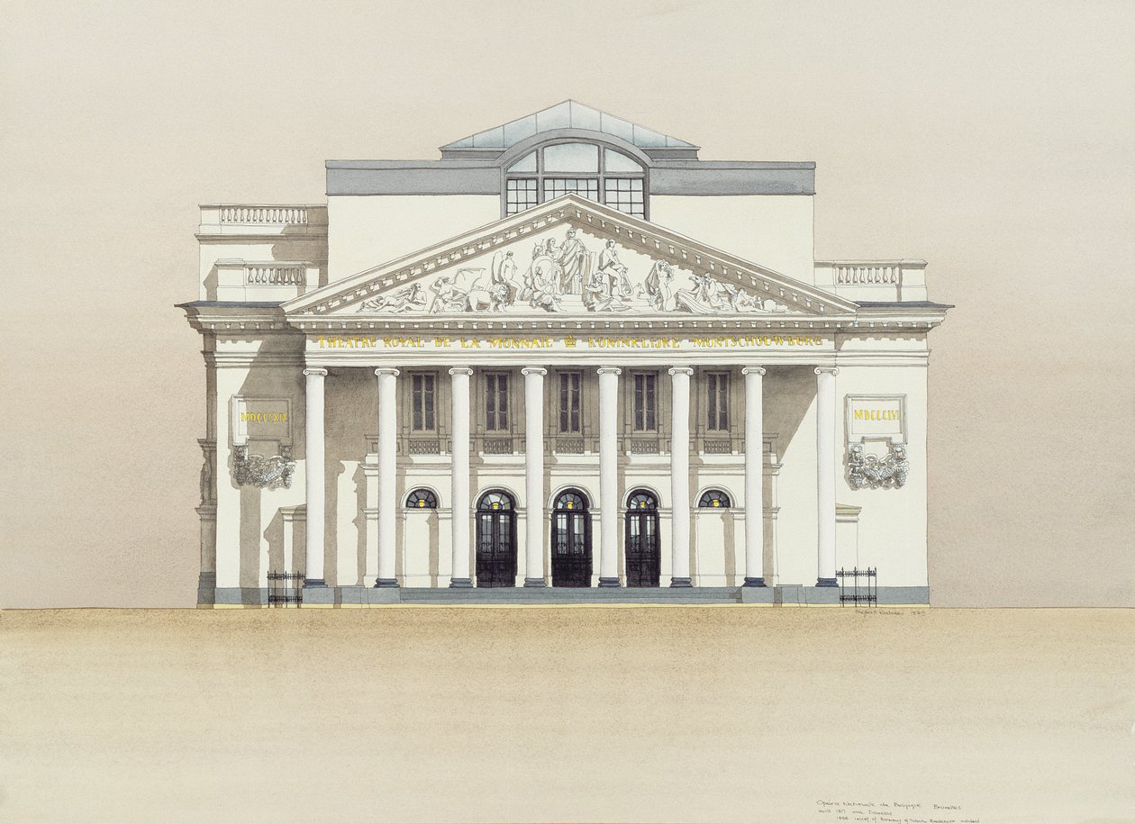 Teatre Royal de la Monnaie, Brusel, Belgie od Andras Kaldor