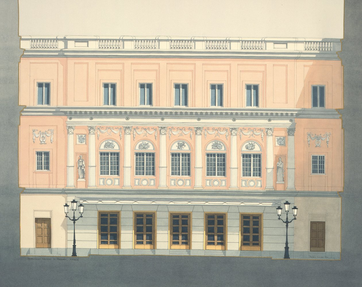 Teatro Lirico, National la Zarzuela, Madrid, Španělsko od Andras Kaldor