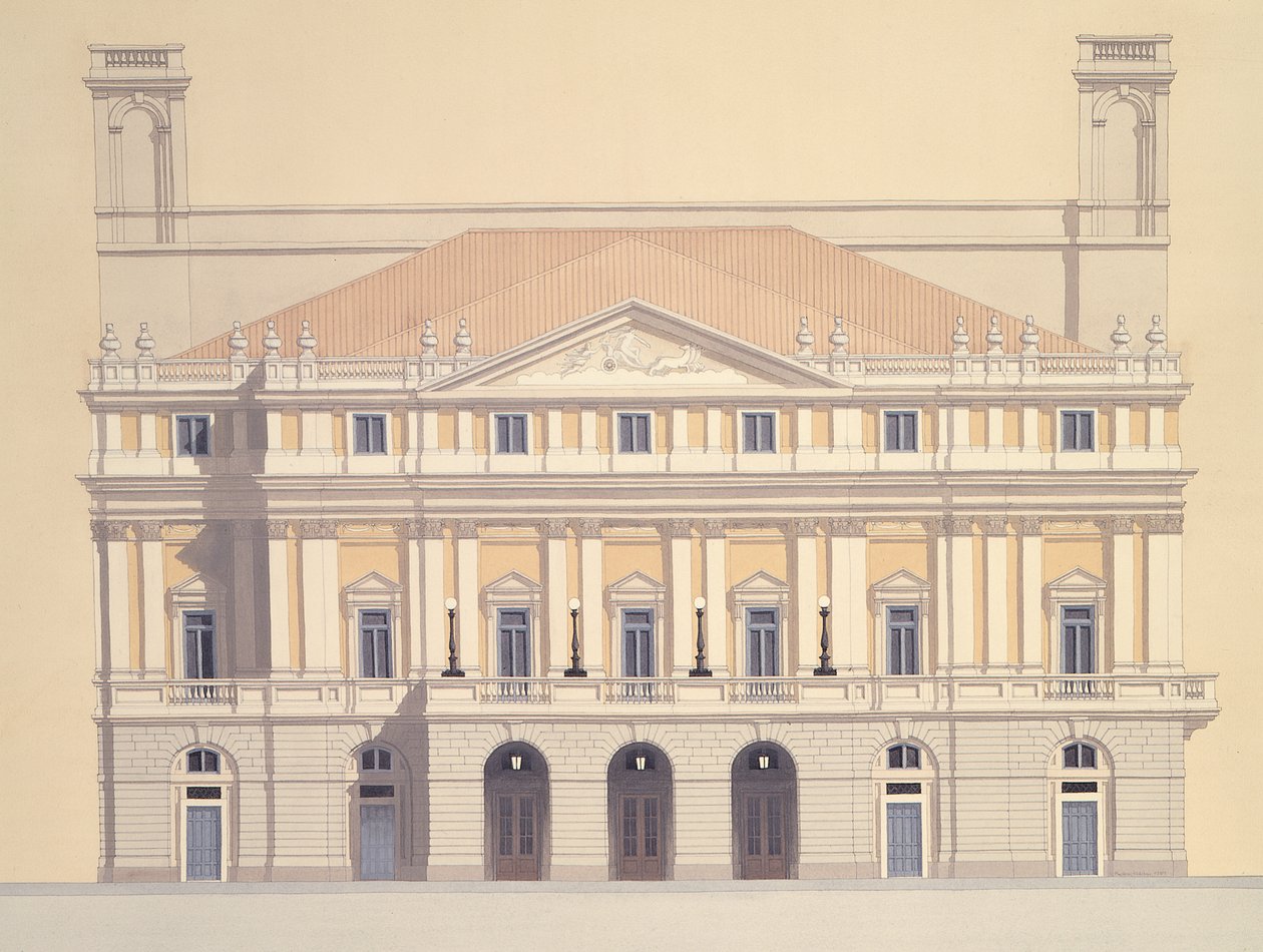 Teatro alla Scala, Milán, Itálie od Andras Kaldor