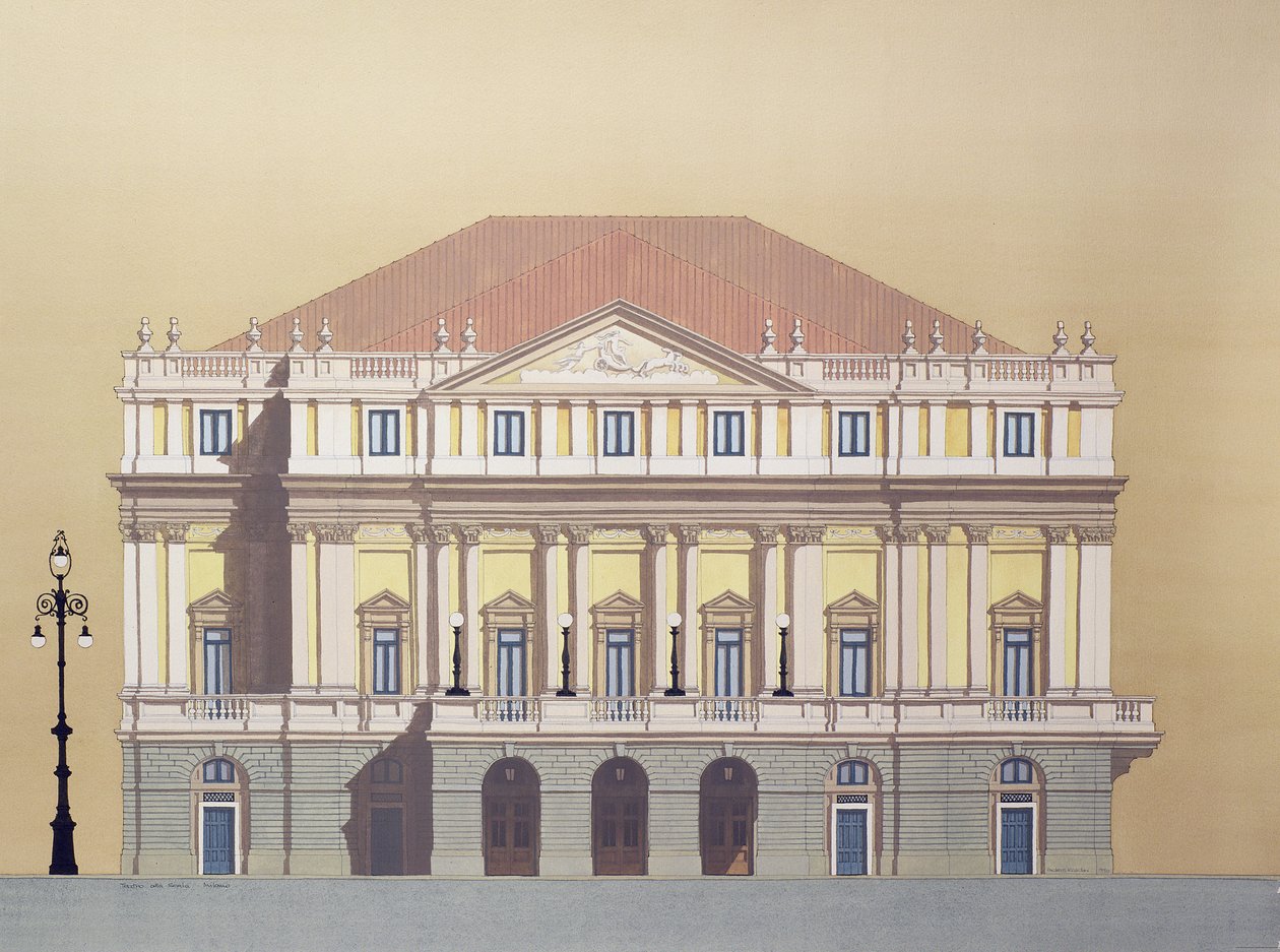 Teatro alla Scala, Milán, Itálie od Andras Kaldor