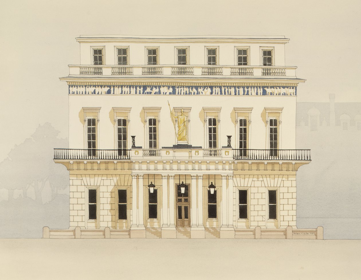 The Athenaeum, Waterlo Place od Andras Kaldor