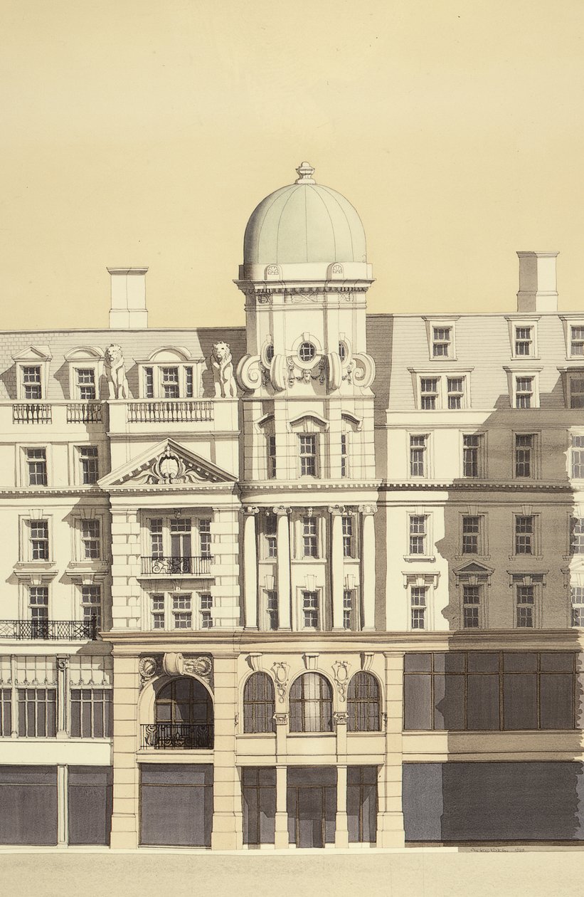 The Linen Hall (detail), Regent Street, Londýn od Andras Kaldor