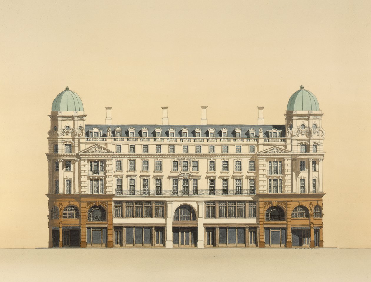 The Linen Hall, Regent Street od Andras Kaldor