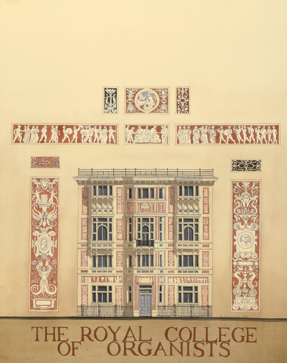 The Royal College of Organists, Londýn od Andras Kaldor
