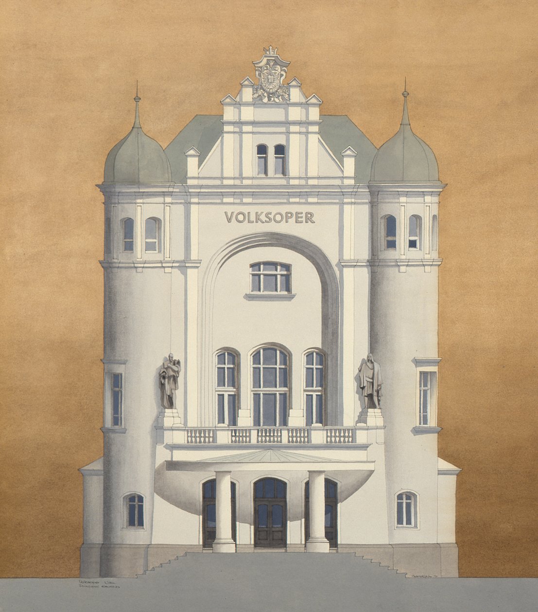 Volksoper,Vídeň, Rakousko od Andras Kaldor