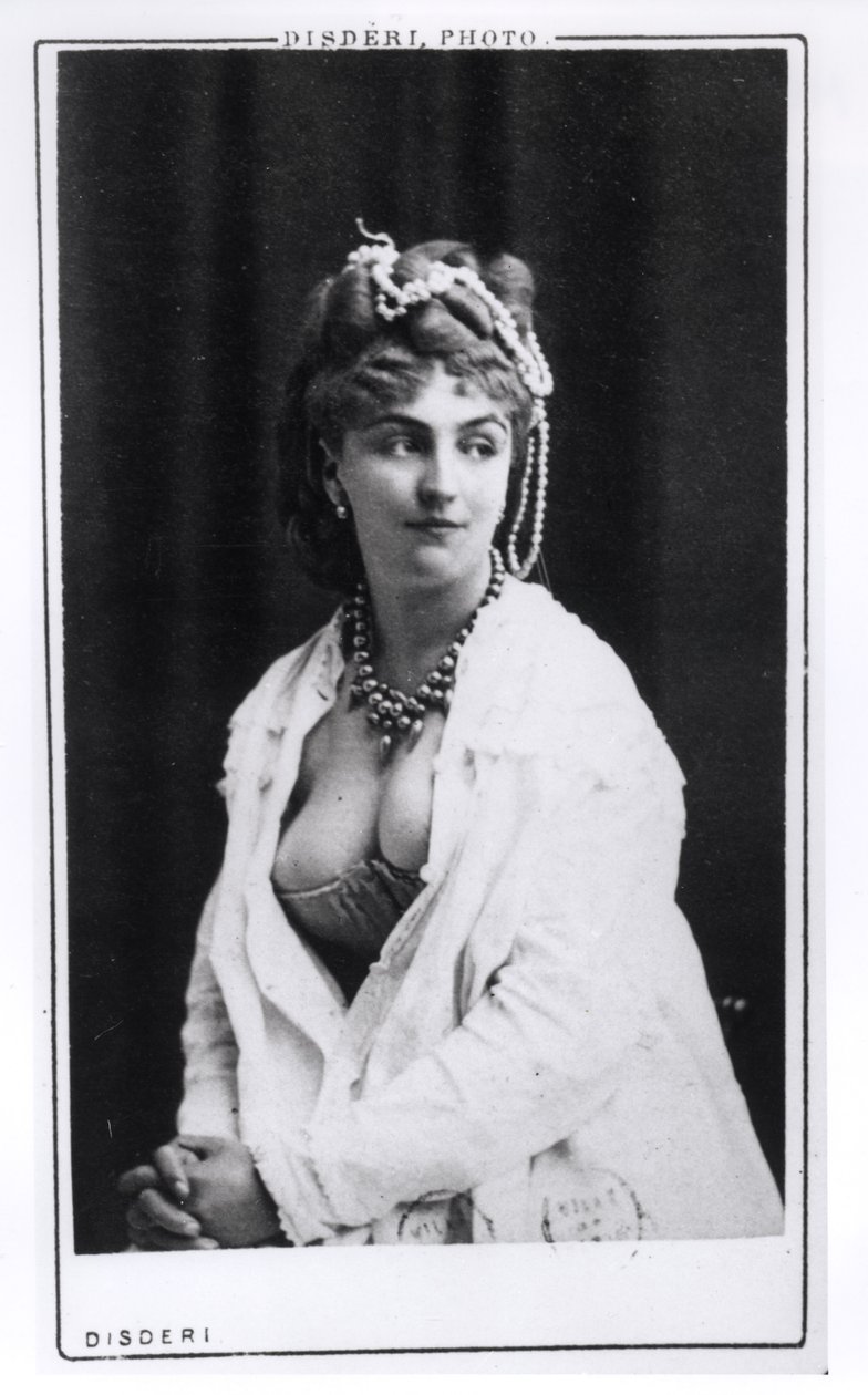 Portrét Mery Laurentové (1849-1900) 1888-1889 od Andre Adolphe Eugene Disderi