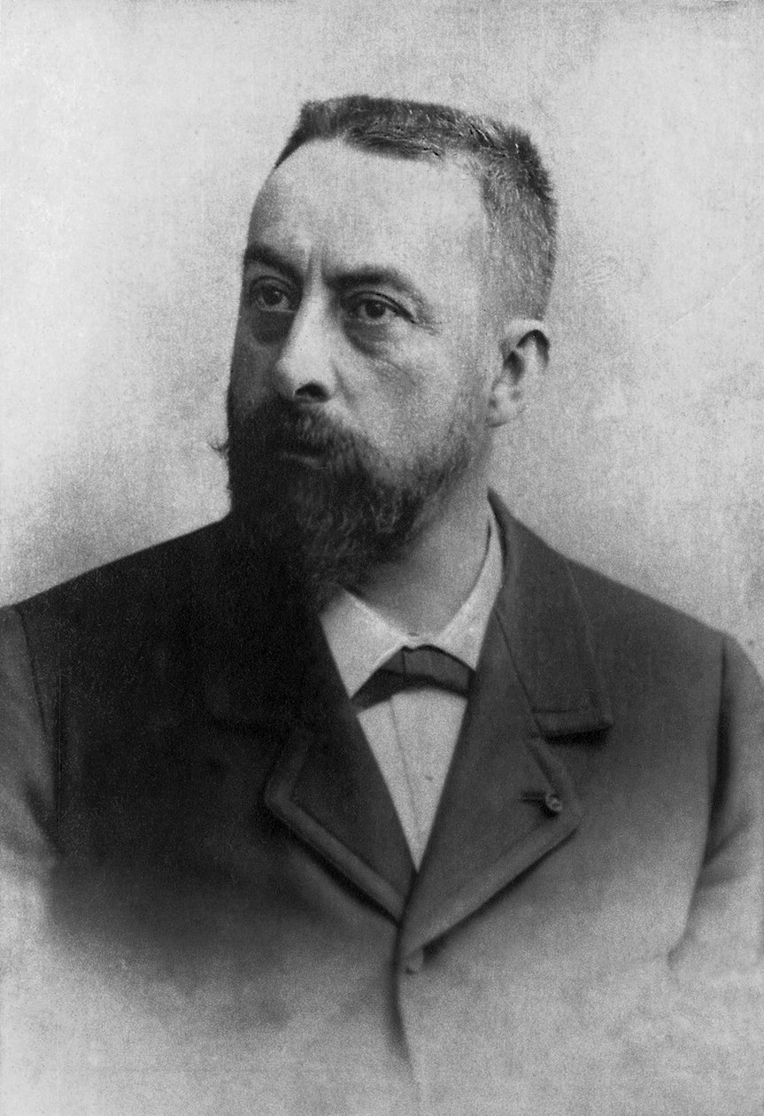 Alfred Nicolas Rambaud (1842-1905), fotografováno v letech 1880-1895, extrahováno ze sbírky Felix Potin, 500 současných osobností, francouzský politik Francie od Andre Adolphe Eugene Disderi